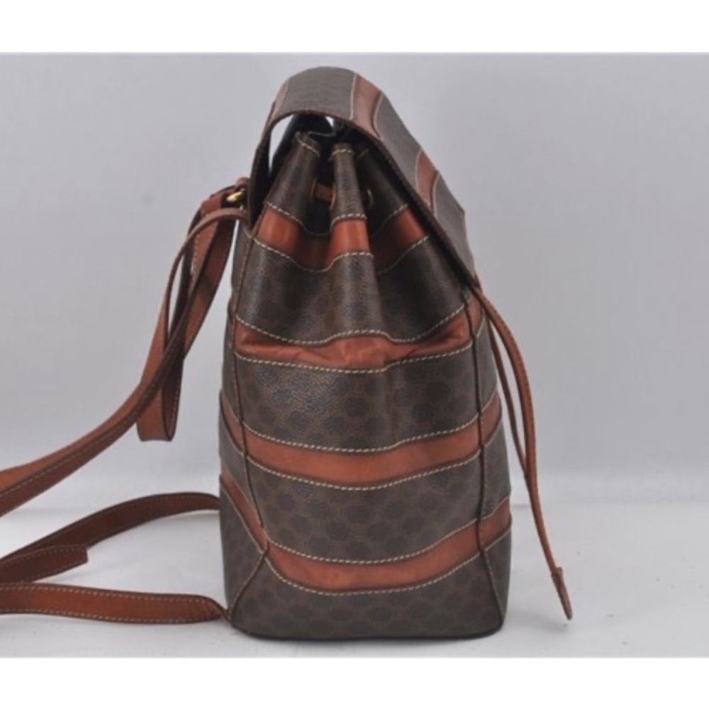 Vintage Celine Macadam Backpack~ Coa Included Bea… - image 8